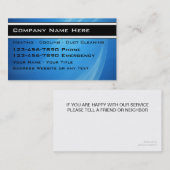 Erhitzenabkühlende Visitenkarten Visitenkarte (Vorne/Hinten)