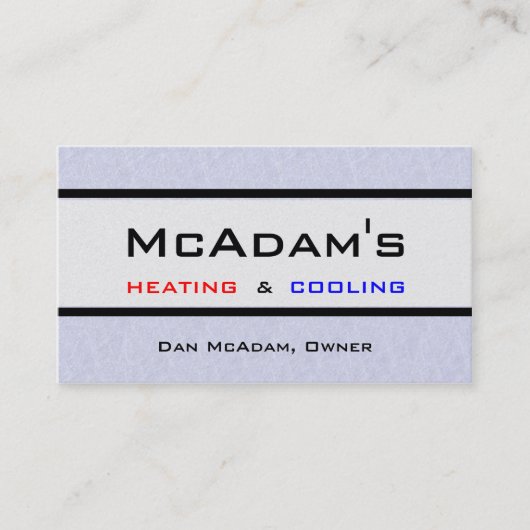 Erhitzenabkühlender HVAC-Wärmepumpe-Ofen Visitenkarte (Vorderseite)