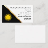 Erhitzenund abkühlende Visitenkarten Visitenkarte (Vorne/Hinten)