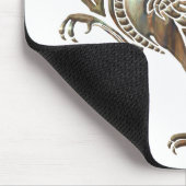 Erhitztes Kupfer des roten Vogels Mousepad (Ecke)