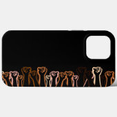 Erhobene Fäuste Case-Mate iPhone Hülle (Rückseite (Horizontal))