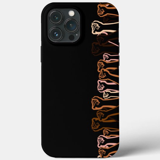 Erhobene Fäuste Case-Mate iPhone Hülle (Rückseite)