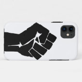 Erhobene schwarze Faust - Widerstand Protest Case-Mate iPhone Hülle (Rückseite (Horizontal))
