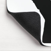 Erhobene schwarze Faust - Widerstand Protest Mousepad (Ecke)