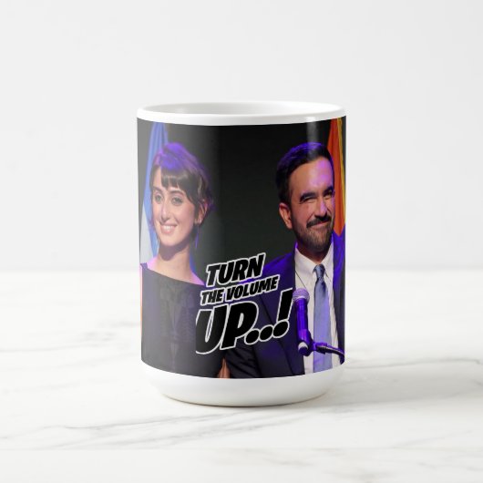 Erhöhe die Lautstärke Kaffeetasse (Mittel)