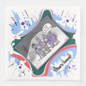 Erhöhen, Falten oder erweitern | Wörtliches Wortsp Serviette (Vorderseite)