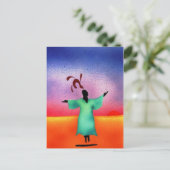 erhöhen postkarte (Stehend Vorderseite)