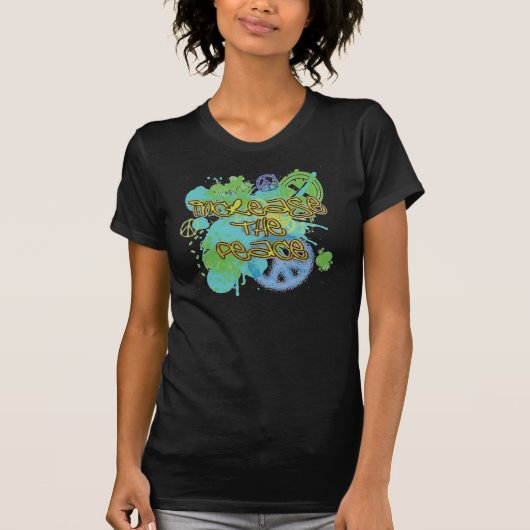 Erhöhen Sie das FriedensShirt T-Shirt (Vorderseite)