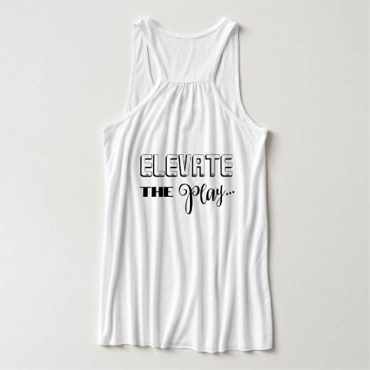 Erhöhen Sie den Geist das Spiel Tank Top (Design Rückseite)