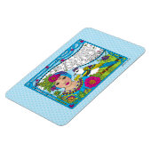 Erhöhen Sie den Mind_Flexible Magnet 6"x4" (Linke Seite)