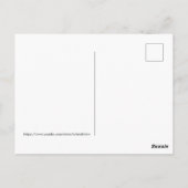 Erhöhen Sie den Mindestlohn Postkarte (Rückseite)