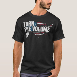 Erhöhen Sie Die Lautstärke Newyork Liebhaber Patri T-Shirt