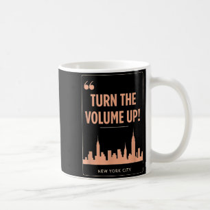 Erhöhen Sie Die Lautstärke Nyc Skyline Zohran Mamd Kaffeetasse
