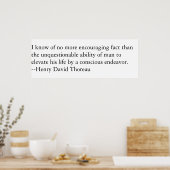 Erhöhen Sie Ihr Leben. Poster (Küche)