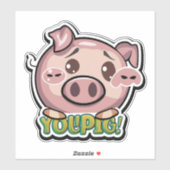 Erhöhen Sie Ihr Sticker-Spiel mit den Schweinekleb Aufkleber (Blatt)