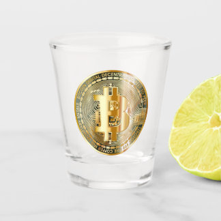 Erhöhen Sie Ihr Trinkspiel mit einem Bitcoin Schnapsglas
