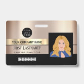 Erhöhen Sie Ihre Berufliche Identität mit Mitarbei Ausweis (Vorderseite)