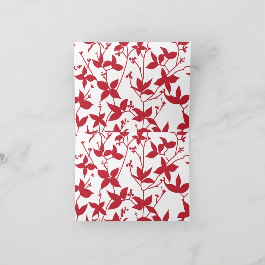 Erhöhen Sie Ihre Dankeschön-Notizen mit moderner T Dankeskarte (Innenseite)