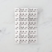 Erhöhen Sie Ihre Dankeschön-Notizen mit moderner T Dankeskarte (Innenseite)