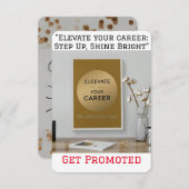 "Erhöhen Sie Ihre Karriere: Steigen Sie ein, helle (Vorne/Hinten)