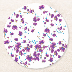 Erhöhen Sie Ihre Marke mit hochwertigen Papier-Tra Runder Pappuntersetzer