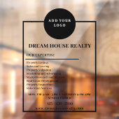 Erhöhen Sie Ihre Markenbezeichnung durch echte Anw Fensteraufkleber (Blatt 2)