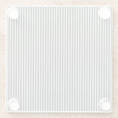 Erhöhen Sie Ihre Markenbezeichnung mit hochwertige Glasuntersetzer (Rückseite)