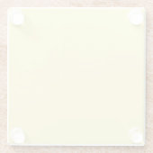 Erhöhen Sie Ihre Markenbezeichnung mit hochwertige Glasuntersetzer (Rückseite)