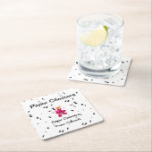 Erhöhen Sie Ihre Markenbezeichnung mit hochwertige Rechteckiger Pappuntersetzer (Vor Ort)