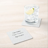 Erhöhen Sie Ihre Markenbezeichnung mit hochwertige Rechteckiger Pappuntersetzer (Vor Ort)