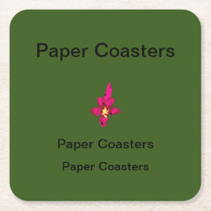 Erhöhen Sie Ihre Markenbezeichnung mit hochwertige Rechteckiger Pappuntersetzer