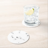 Erhöhen Sie Ihre Markenbezeichnung mit hochwertige Runder Pappuntersetzer (Vor Ort)