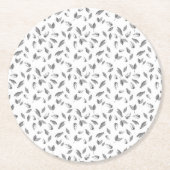 Erhöhen Sie Ihre Markenbezeichnung mit hochwertige Runder Pappuntersetzer (Vorderseite)