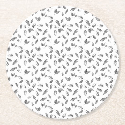 Erhöhen Sie Ihre Markenbezeichnung mit hochwertige Runder Pappuntersetzer (Vorderseite)