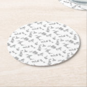 Erhöhen Sie Ihre Markenbezeichnung mit hochwertige Runder Pappuntersetzer (Angewinkelt)