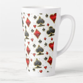 Erhöhen Sie Ihre Poker-Nächte Latte Tasse