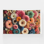 Erhöhen Sie Ihre Raumfarbe Gerbera Daisy Floral Banner (Horizontal)