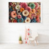 Erhöhen Sie Ihre Raumfarbe Gerbera Daisy Floral Banner (Insitu)