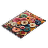 Erhöhen Sie Ihre Raumfarbe Gerbera Daisy Floral Notizblock (Linke Seite)