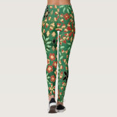 Erhöhen Sie Ihre Vibes mit grüner japanischer Blüt Leggings (Rückseite)