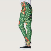 Erhöhen Sie Ihre Vibes mit grüner japanischer Blüt Leggings (Links)