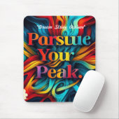 "Erhöhen Sie Ihre Ziele" Mousepad (Mit Mouse)