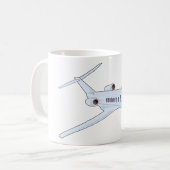 Erhöhen Sie Ihren Morgen mit dem Cessna CitationJe Kaffeetasse (Vorderseite Links)
