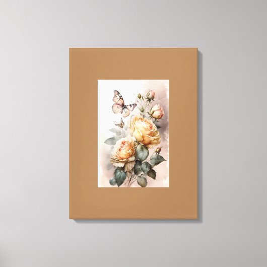 Erhöhen Sie Ihren Platz mit einer traumhaften Rose Leinwanddruck (Vorderseite)