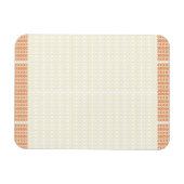 Erhöhen Sie Ihren Platz mit White and Gold Geometr Magnet (Horizontal)