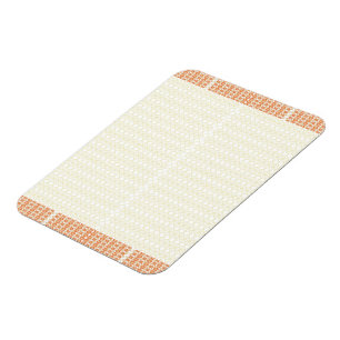 Erhöhen Sie Ihren Platz mit White and Gold Geometr Magnet