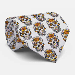 Erhöhen Sie Ihren Stil mit Sugar Skull Elegance Krawatte