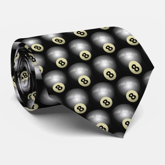Erhöhen Sie Ihren Stil mit unseren 8 Billiardballe Krawatte (Gerollt)