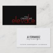 Erhöhen Sie Visitenkarten Visitenkarte (Vorne/Hinten)