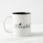 Erhöht mit einem Ladybug Zweifarbige Tasse (Links)